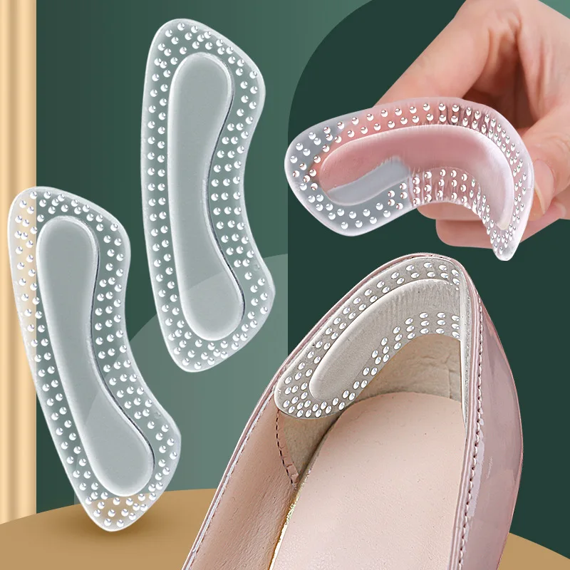 Shoe Polish Cream - Gel Hak Beschermers Vrouwen Siliconen Kussen