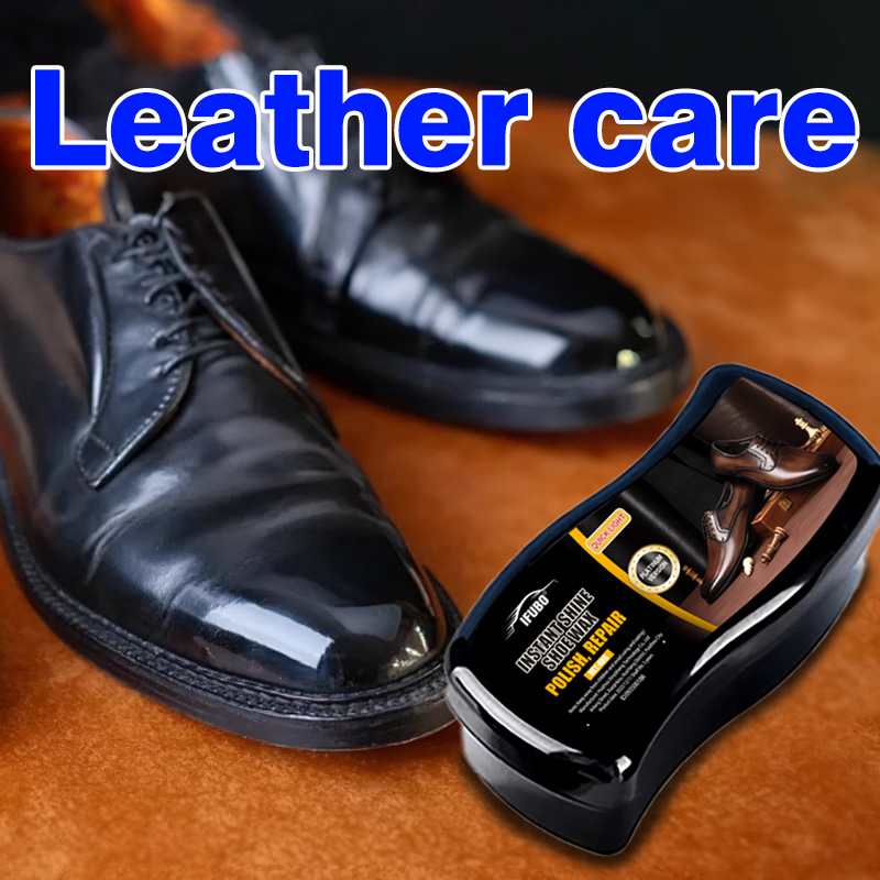 Shoe Polish Cream - Ifubo Instant Shine schoenwas spons, kleurloze