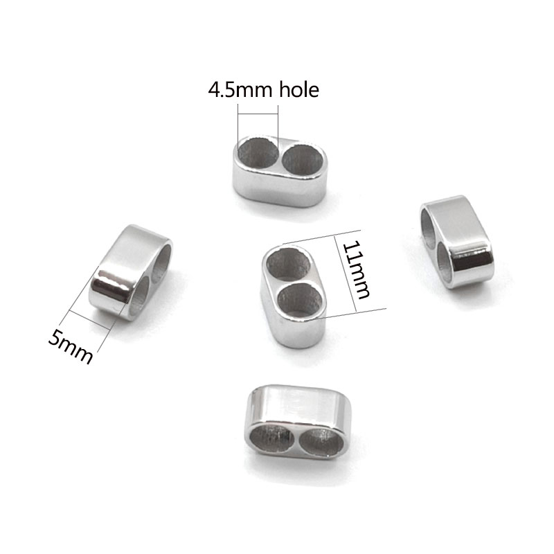 4 stuks roestvrijstalen kralen - Patent Leather Shine recensie en prijs