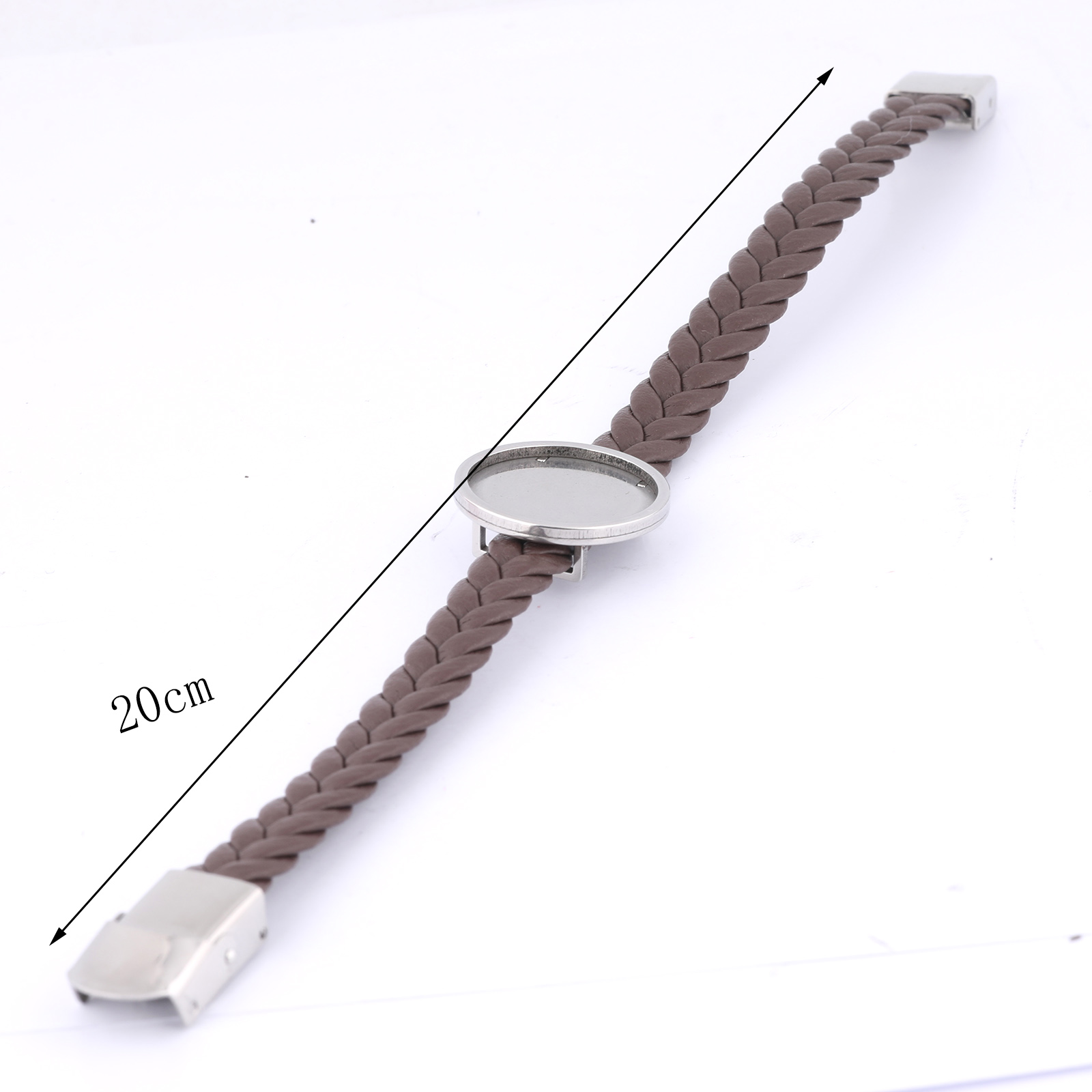 2 stuks bruin plat lederen arm - Patent Leather Shine recensie en prijs