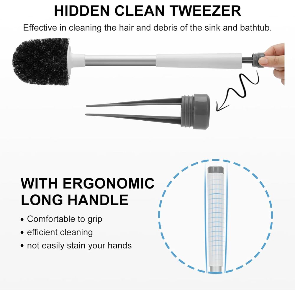 Toiletborstelhouder met afslui - Brush Bristle Set recensie en prijs